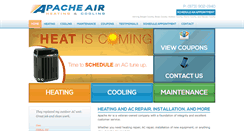 Desktop Screenshot of apacheairsolutions.com